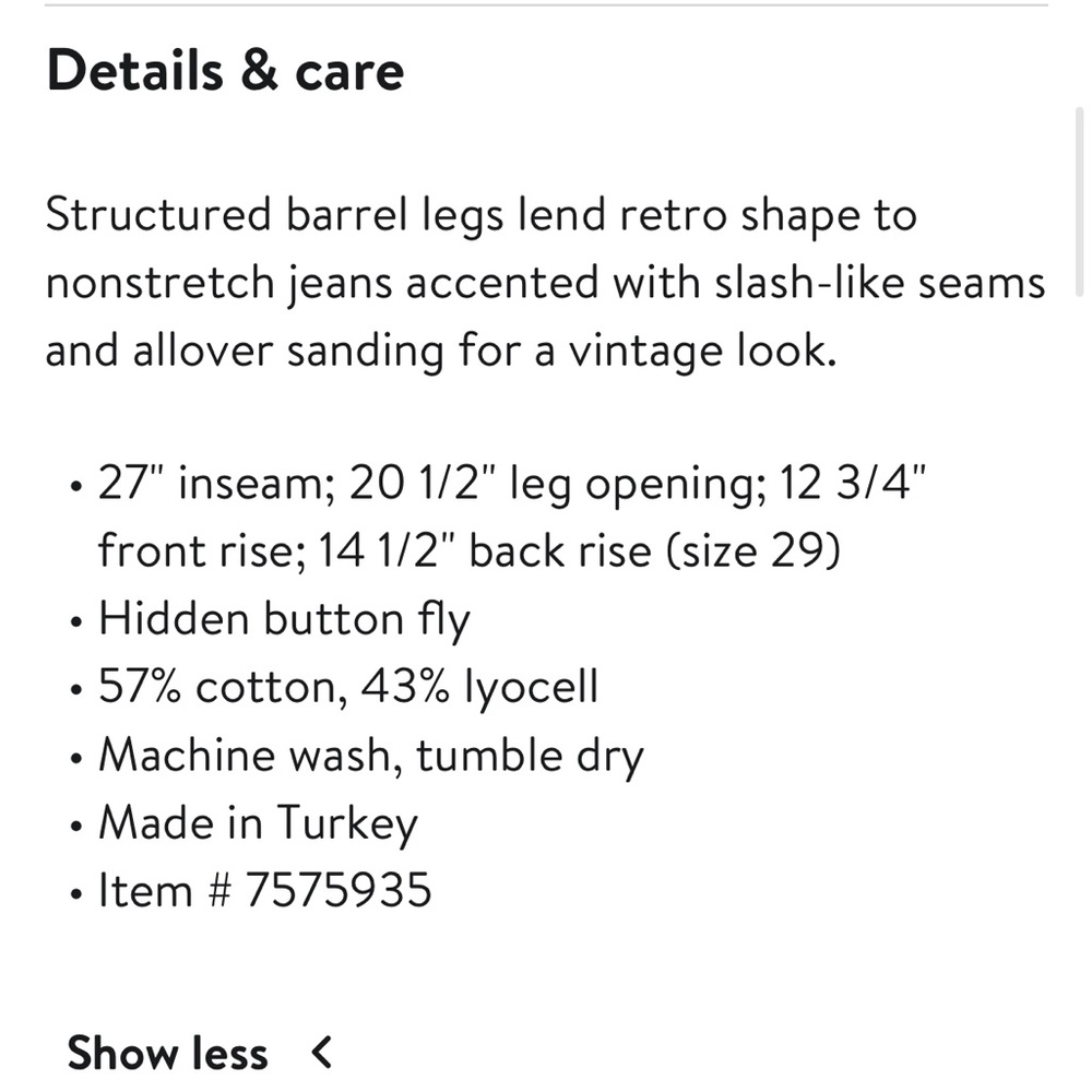 We the free mid rise barrel leg Free People Jeans - Picture 3 of 3